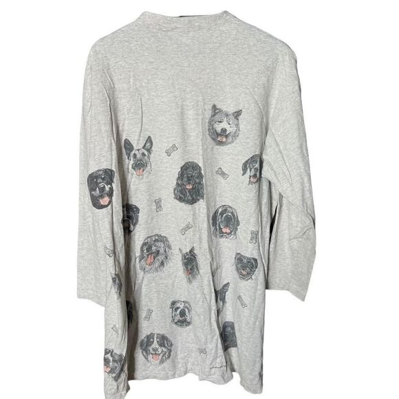 VTG 1995 Relevant Products All Over Dogs Shirt USA OS - Picture 4 of 6